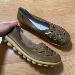 Vintage bubble sole sandal flats